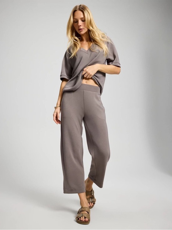 Soma Pants - Soma MODERN Modal Cropped Wide-Leg Knit Pants